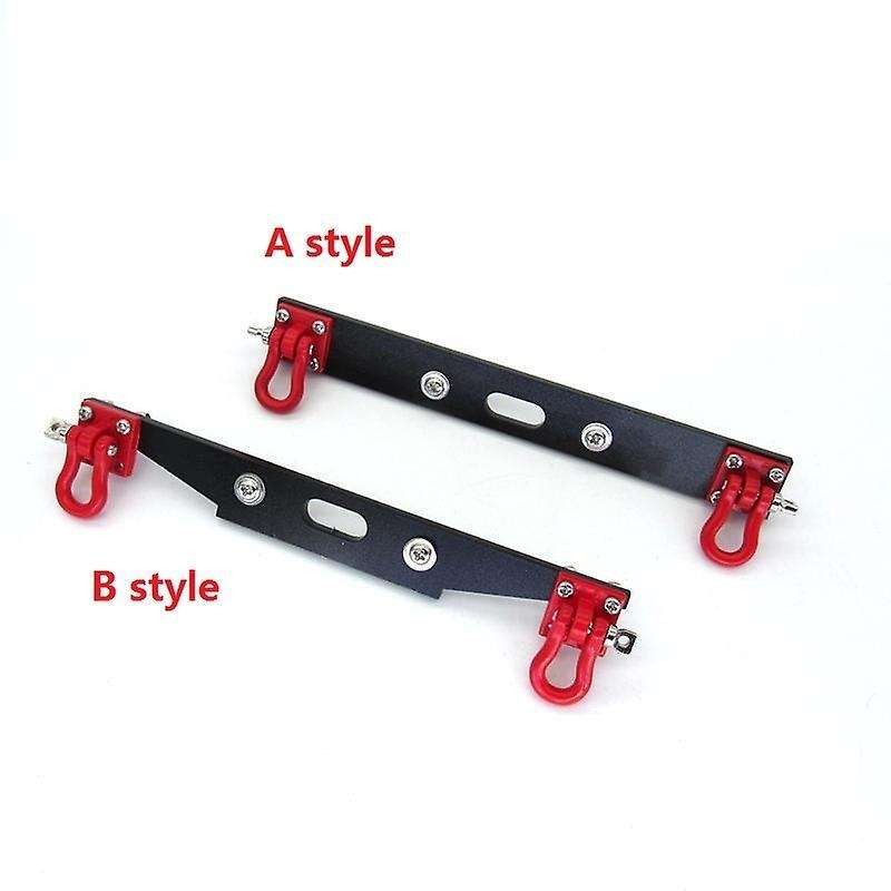 Metal Rear Bumper with Tow Hook for Mn D90 D91 D99s 1/12 Rc Car,b