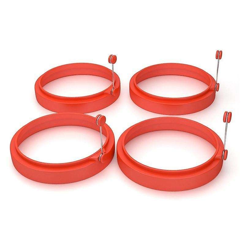 Silicone Pancake Mold Egg Ring for Cooking Kitchen Utensils, 4 Pieces