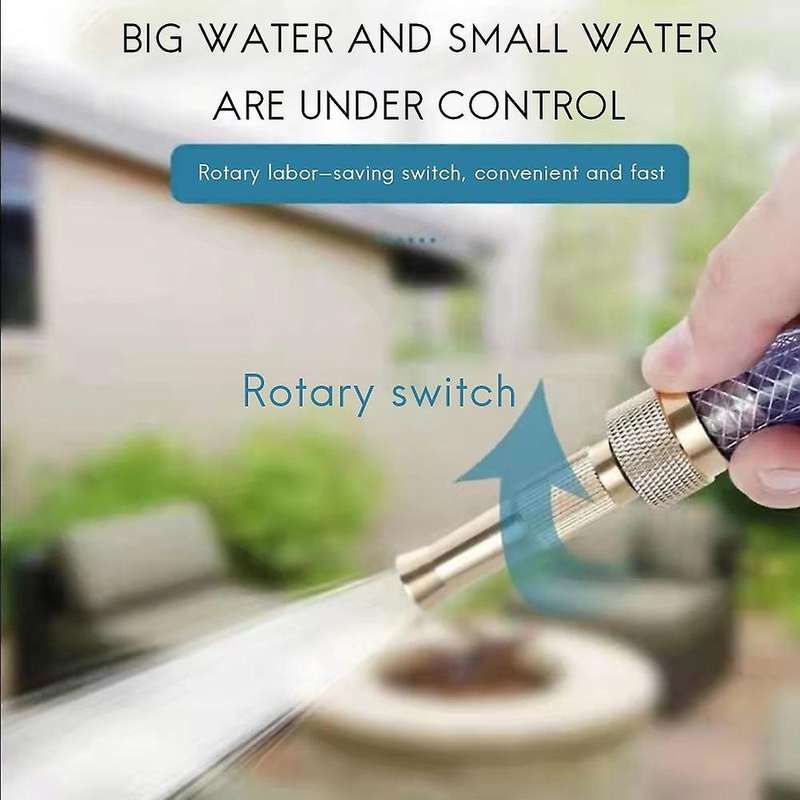 High Pressure Direct Spray Garden Hose Adjustable Sprinkler 2 Pack