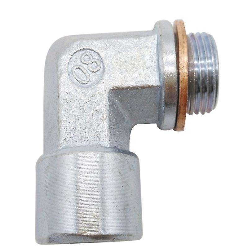 M18x1.5 O2 Oxygen Sensor Angled Extender Spacer 90 Degrees