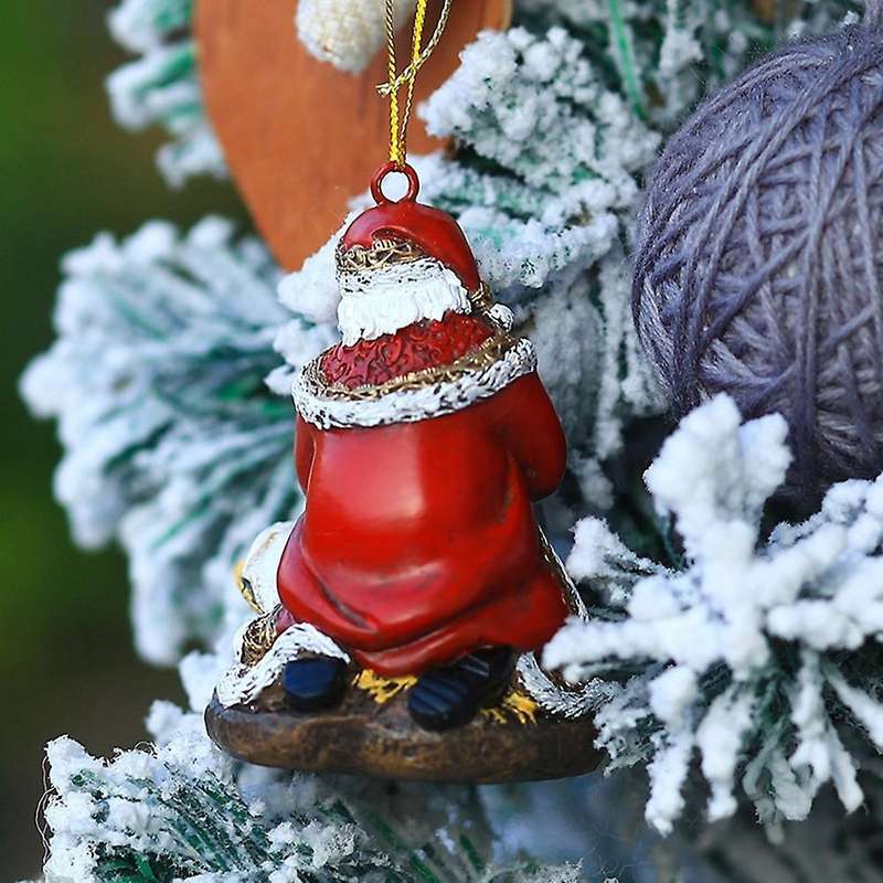 Santa Decor Christmas Tree Santa Claus Ornaments Happy New Year Gift