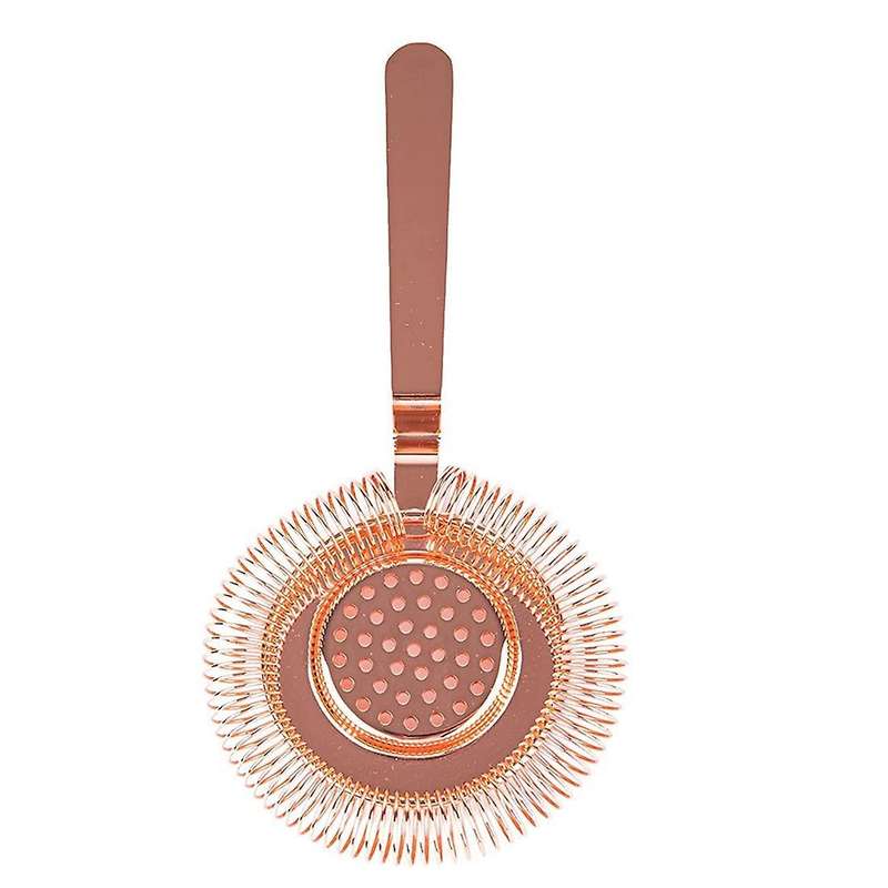 Cocktail Strainer Fits Shakers High Quality Bar Accessories Rose Gold