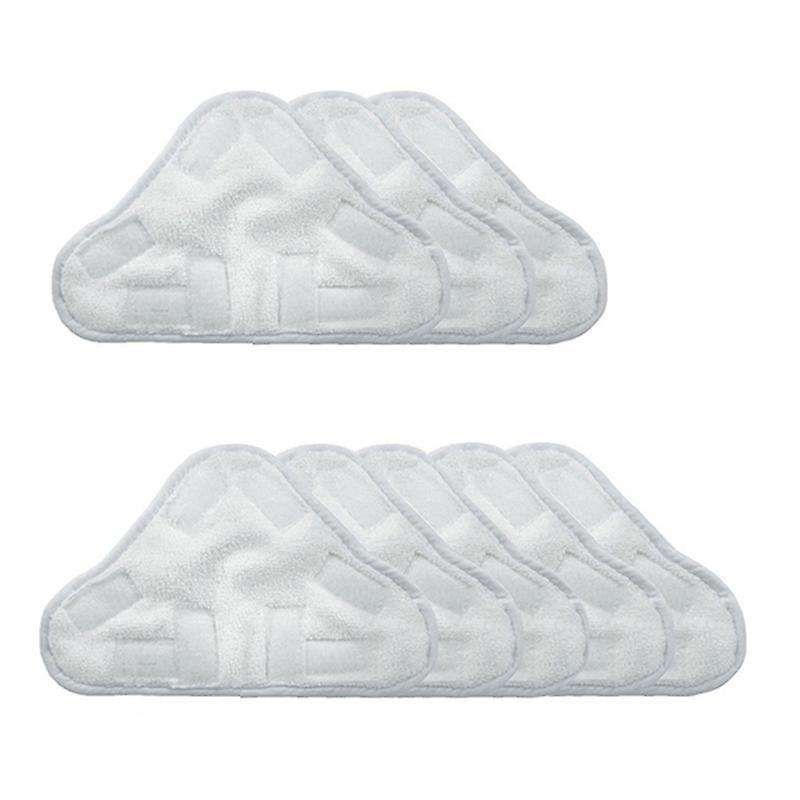 8 Pcs Of Replacement Steam Mop Microfiber Cloth Pad