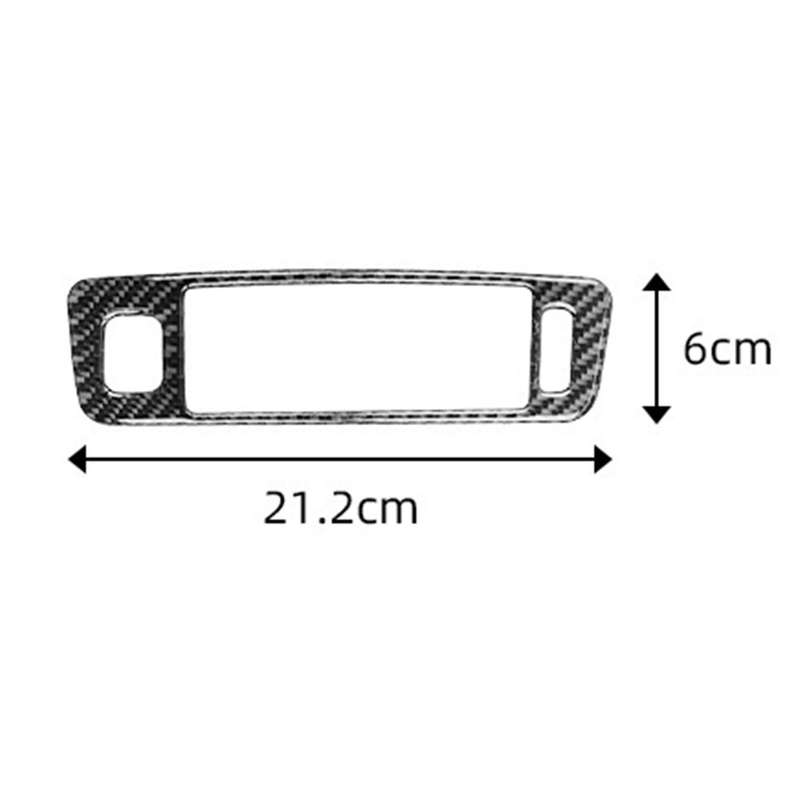 Carbon Fiber Central Lower Air Outlet Vent Cover Trim Rhd Car Center
