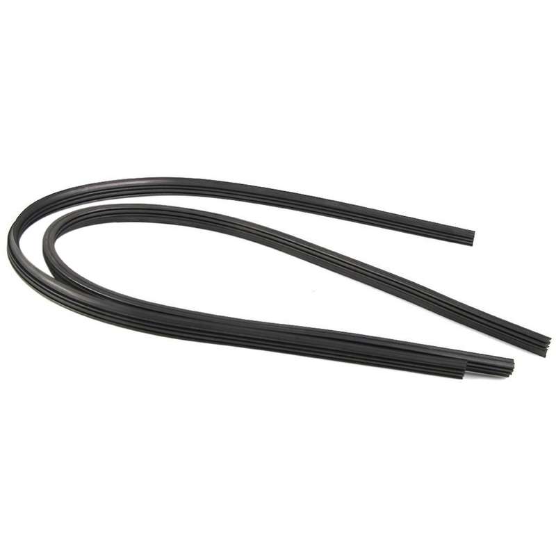 2x Boneless Universal Rubber Wiper Strip 60cm