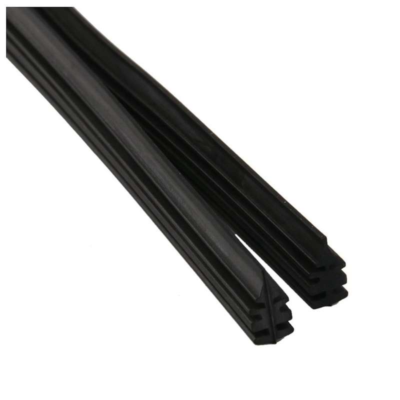 2x Boneless Universal Rubber Wiper Strip 60cm