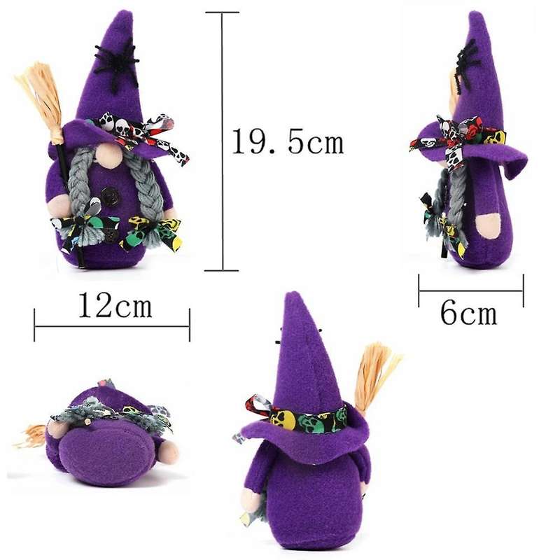 Halloween Horror Theme Handmade Gnome Faceless Doll for Family B