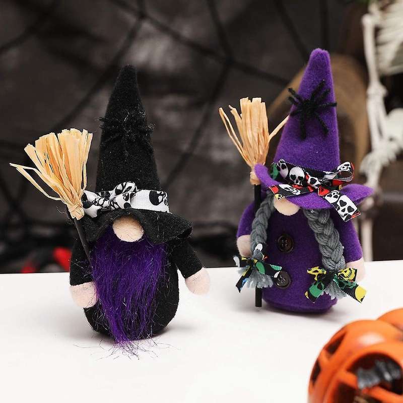 Halloween Horror Theme Handmade Gnome Faceless Doll for Family B