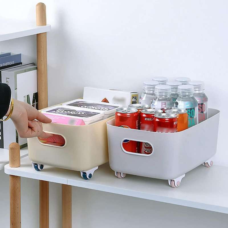 16pcs Storage Box Castors Wheels Self Adhesive Non Swivel Casters