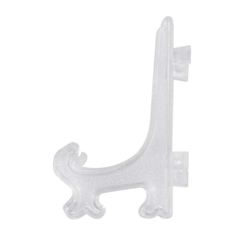 3 Inch Clear Plastic Stand Cookie Holder Display Stand (24 Pack)
