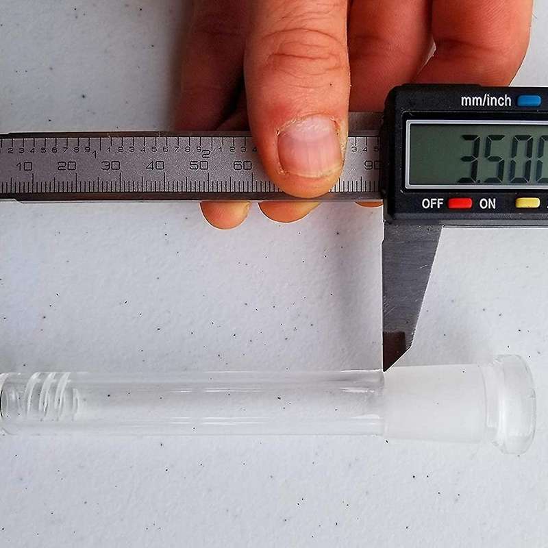 3 Pack 18mm By 14mm Stem Clear Scientific Glass Tube Adapter(3.5inch)