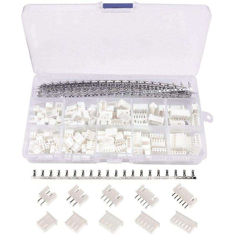 460pcs 2.54mm Jst-xh Kit with 2.54mm Female Pin & 2/3/4/5/6 Pin Plug