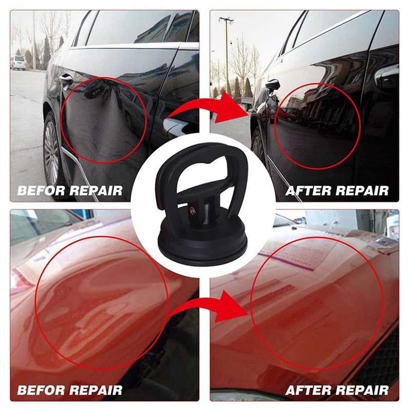 4 Pack Suction Cup Dent Puller Handle Lifter, Dent Removal Tools