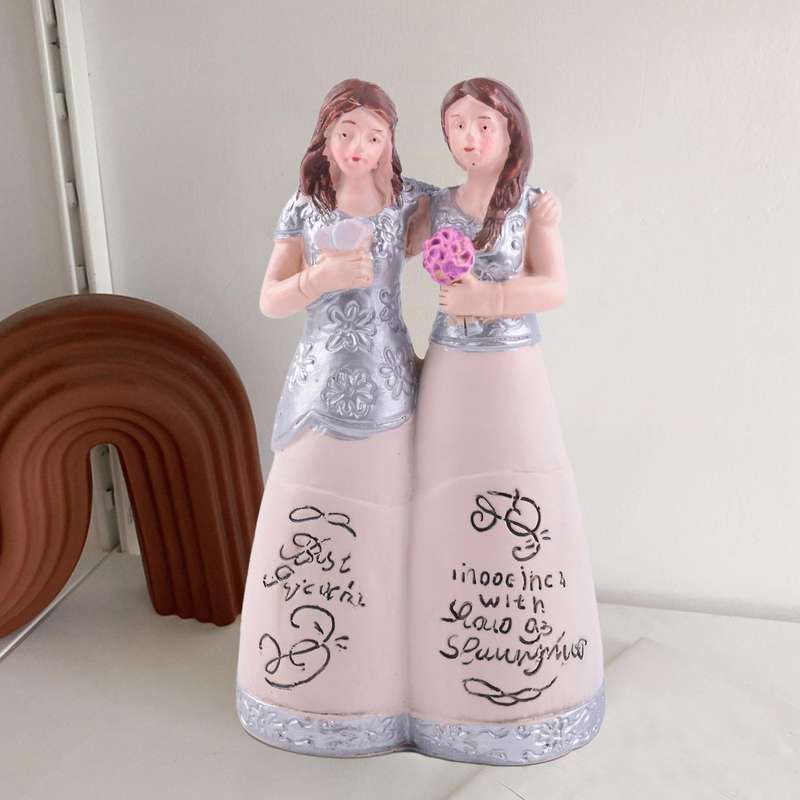 Resin Desktop Art Ornament Home Decorative Statue-a