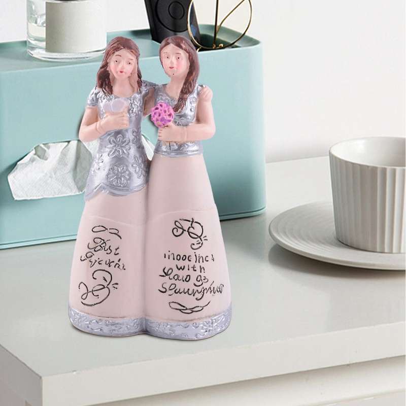 Resin Desktop Art Ornament Home Decorative Statue-a