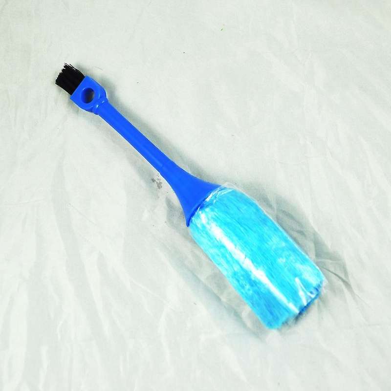 Desktop Computer Telephone Blue Two Ends Keyboards Cleaning Ash Brush
