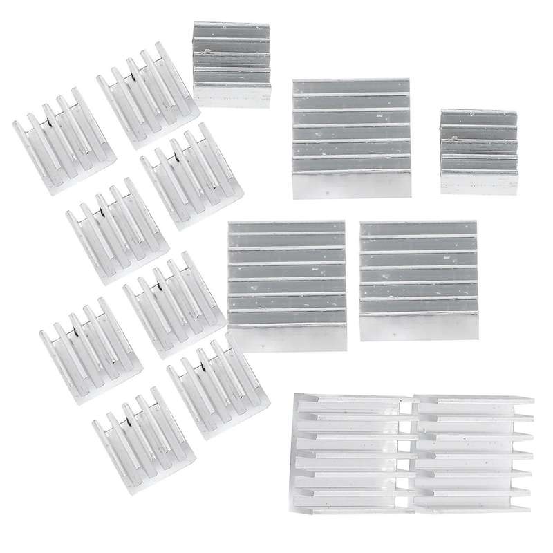 15 Pcs One Set Aluminum Heatsink Cooler Kit Sink