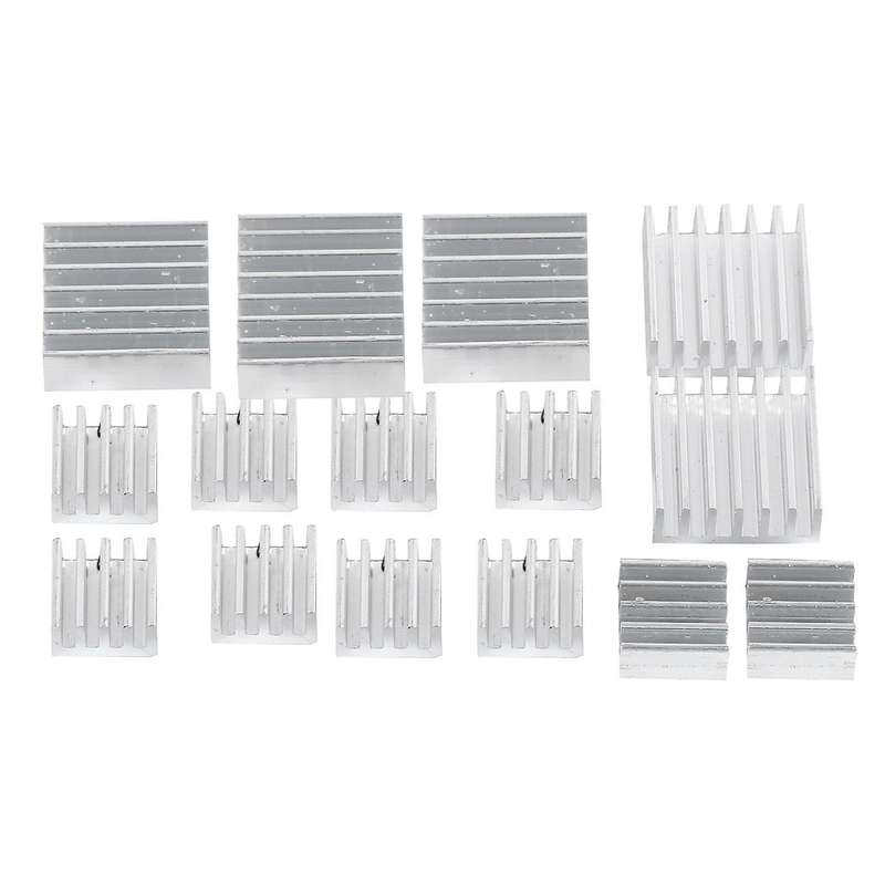 15 Pcs One Set Aluminum Heatsink Cooler Kit Sink