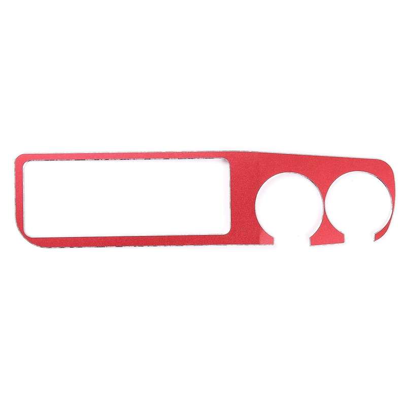 Car Central Control Power Socket Interior Accessories Red