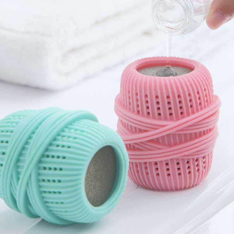 3 Pieces Of Laundry Ball Drum Washing Machine Supplies Dark Green