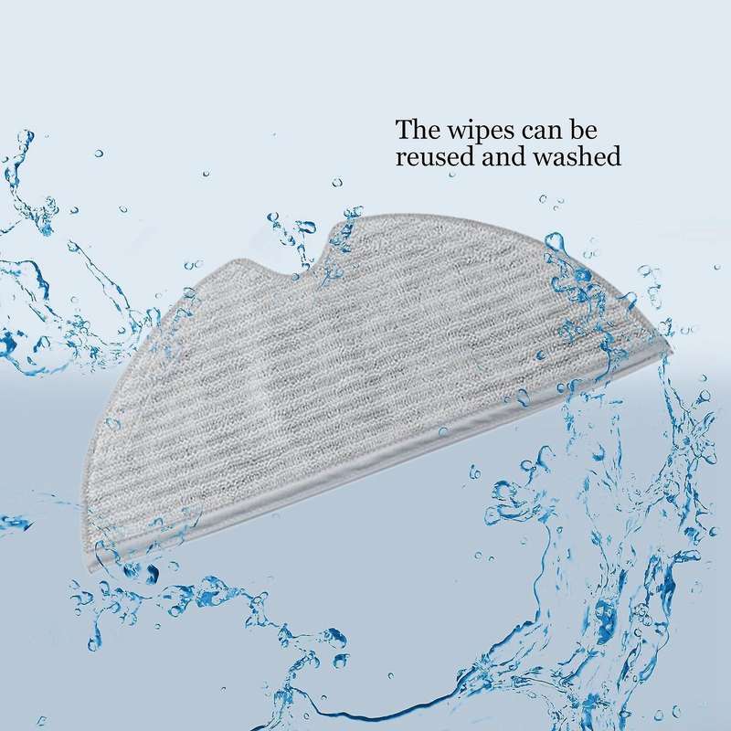 5pcs Washable Filters Mop Cloth Main Side Brush for Xiaomi Mijia 2c