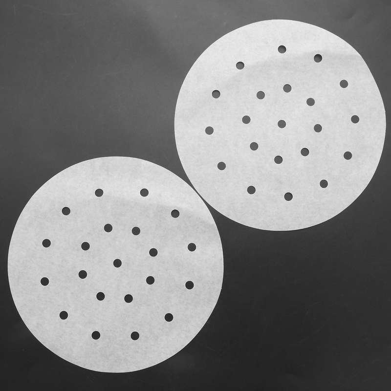 Premium Perforated Parchment Liners 7 Inch  100 Eco Friendly Pack