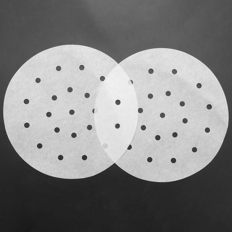 Premium Perforated Parchment Liners 7 Inch  100 Eco Friendly Pack