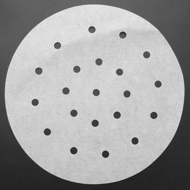 Premium Perforated Parchment Liners 7 Inch  100 Eco Friendly Pack