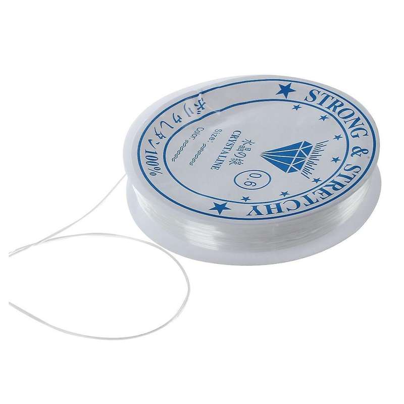 Clear Stretchy Beading Slim String Crystal String Thread Roll