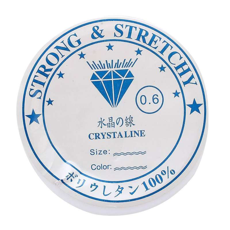 Clear Stretchy Beading Slim String Crystal String Thread Roll