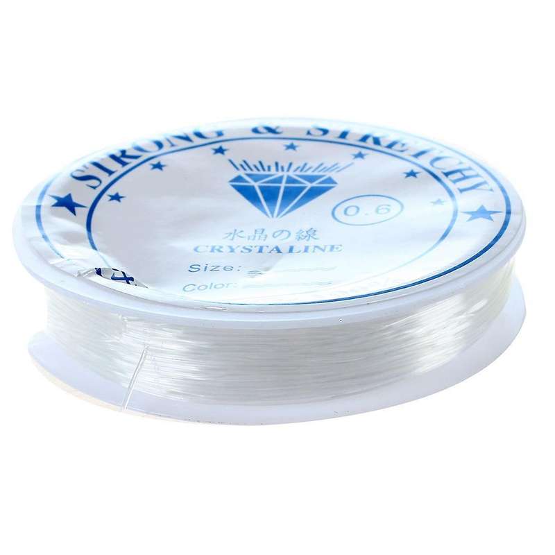 Clear Stretchy Beading Slim String Crystal String Thread Roll
