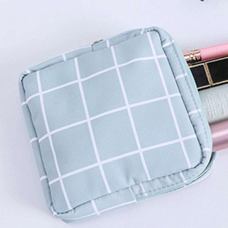 Girl Portable Aunt Towel Storage Bag Cotton Sanitary Napkin Bag B