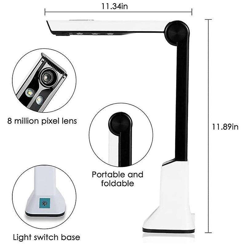 Portable High-definition Scanner, with Real-time Projection Function