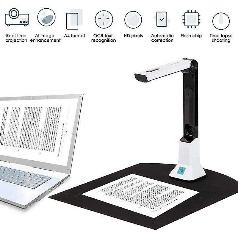 Portable High-definition Scanner, with Real-time Projection Function