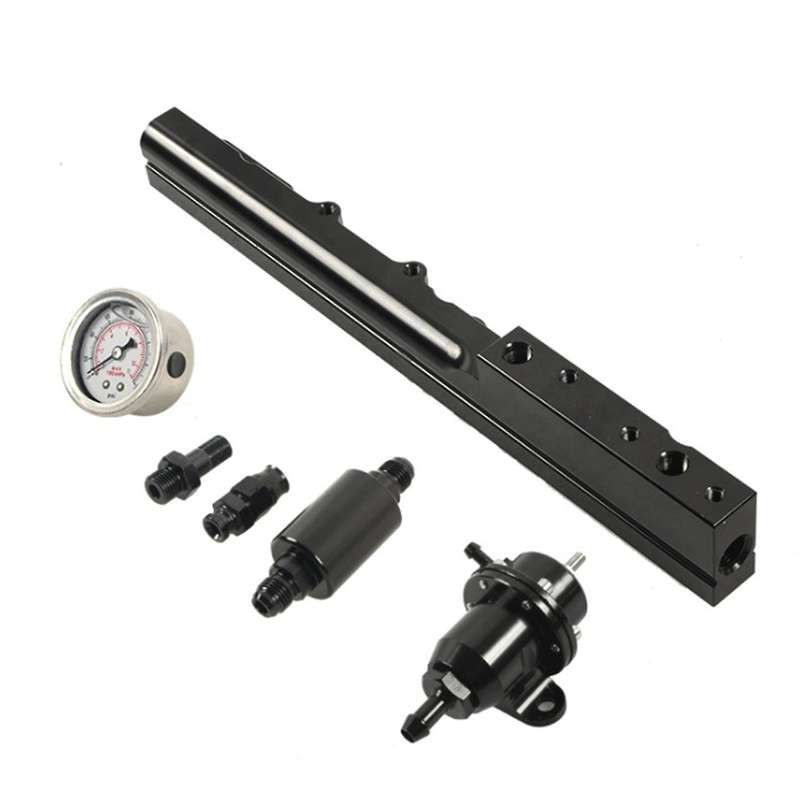 Fuel Pressure Regulator Gauge Fuel Rail Kit for Honda Civic D-series