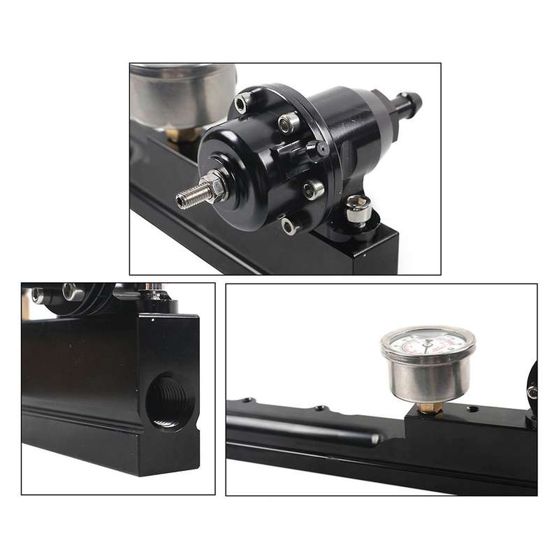 Fuel Pressure Regulator Gauge Fuel Rail Kit for Honda Civic D-series