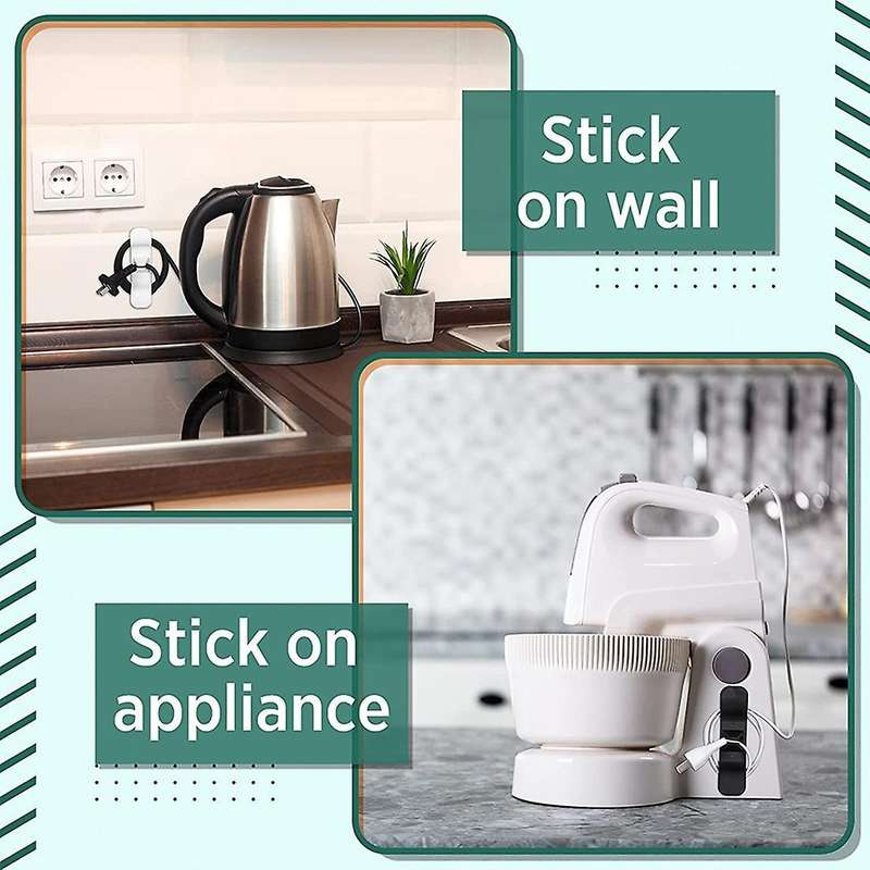 6 Pieces Cord Organizer for Wrap Cord Holder Cable Organizer Keeper