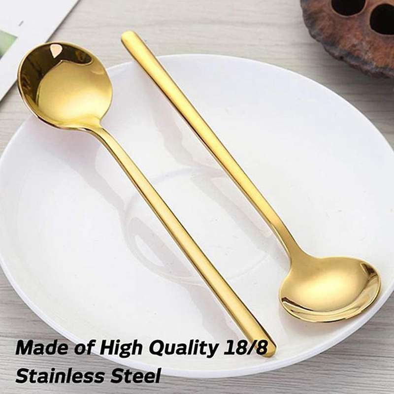 Stainless Steel 10 Pcs Espresso Spoons Teaspoons for Coffee Sugar