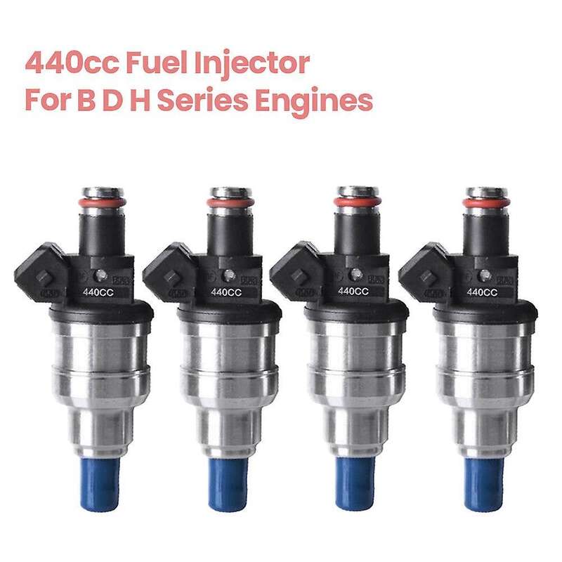4pcs New 440cc Fuel Injector Nozzle for Honda Civic Accord Acura