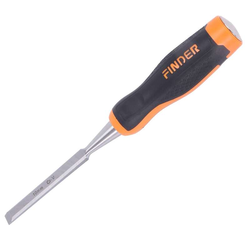 Finder 10mm Carpentry Flat Chisel Set Tpr Plastic Fiber Handle Diy