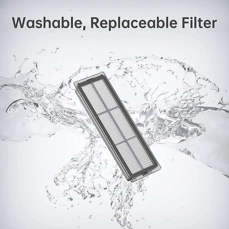 Washable Filters for W10 Robot Vacuum, for Filtering Dust(4pcs)