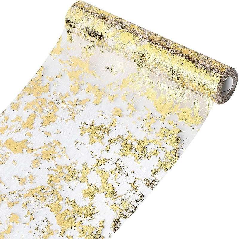 Table Runner, Sparkling Polyester Tulle Ribbon Roll 28cmx10m