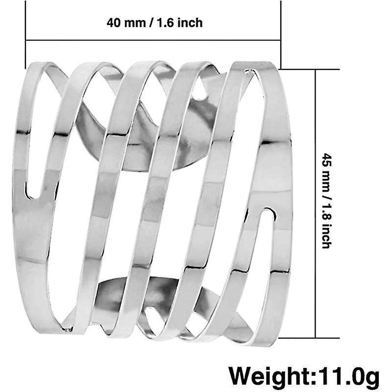 Silver Napkin Rings Set for Christmas Everyday Holiday Party