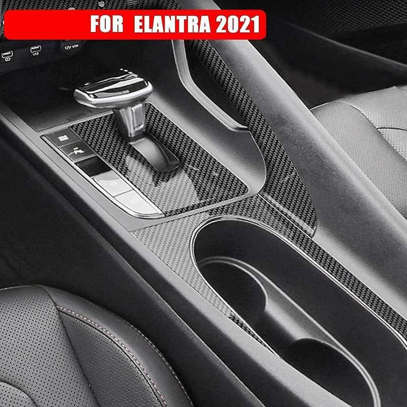 Gear Panel Water Cup Frame Trim Sticker for Hyundai Elantra 2021