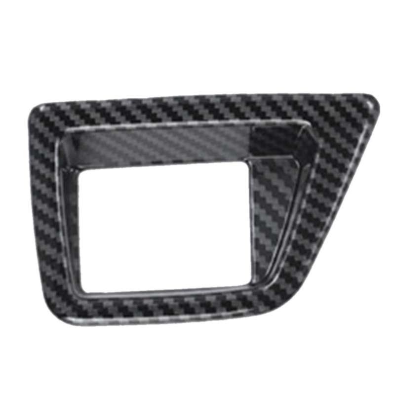 Carbon Fiber Car Headlight Adjustment Switch Cover Sticker Decoration