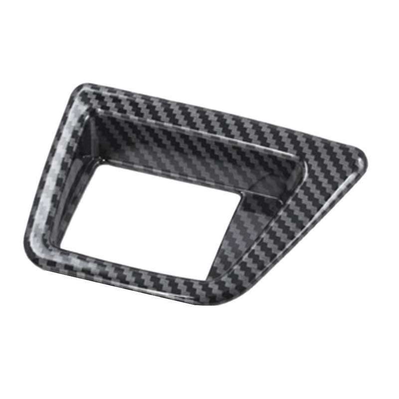 Carbon Fiber Car Headlight Adjustment Switch Cover Sticker Decoration