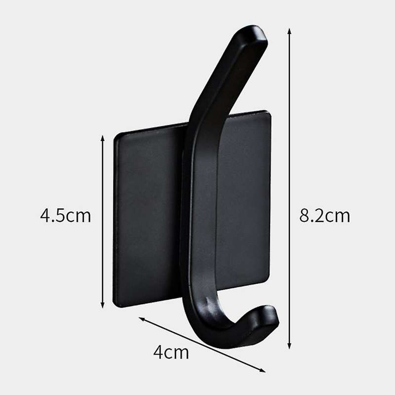 Towel Hook / Adhesive Hook - 4 Piece Set, Waterproof Aluminum Alloy