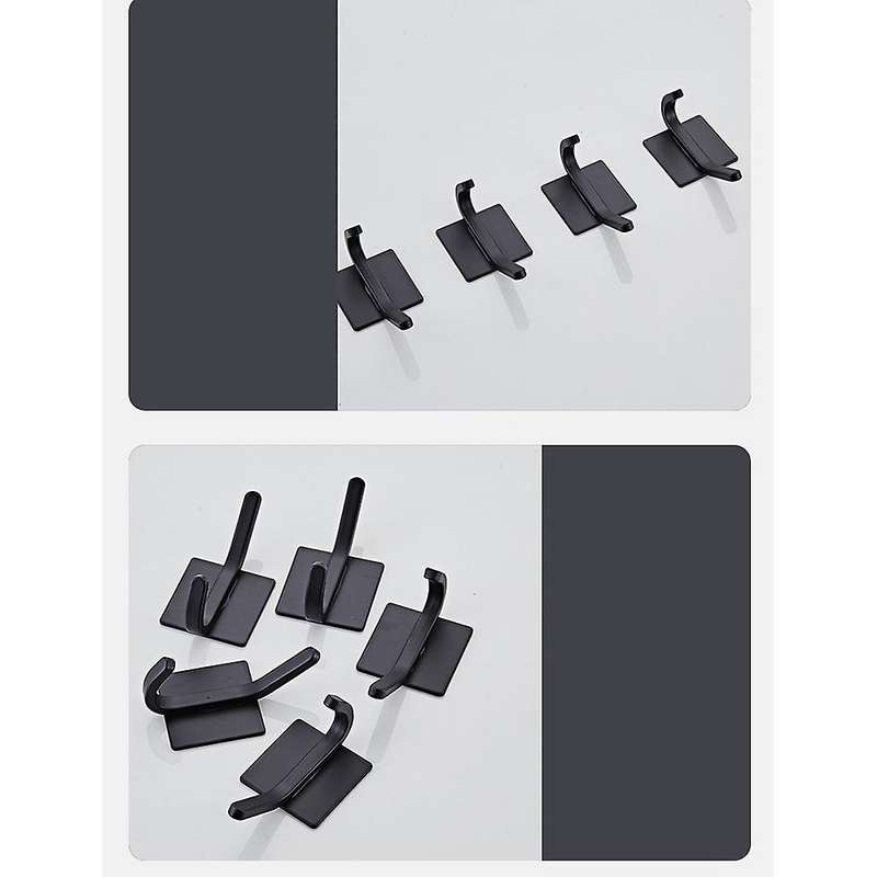 Towel Hook / Adhesive Hook - 4 Piece Set, Waterproof Aluminum Alloy