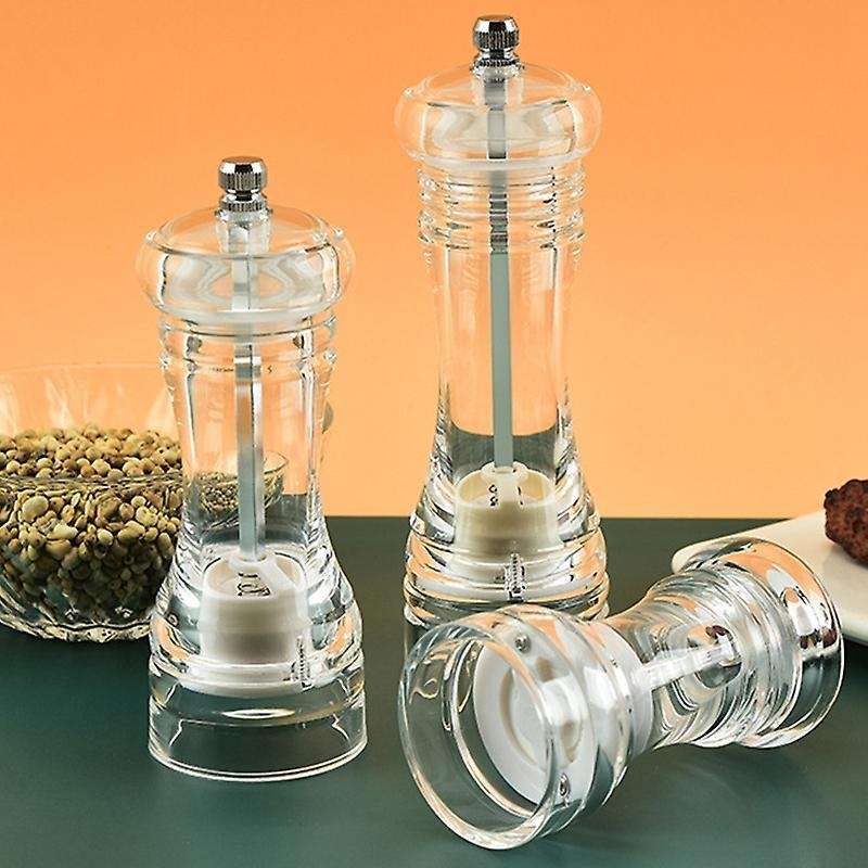 Pepper Grinder Acrylic Pepper Powder Bottle Manual Coffee Tool Medium