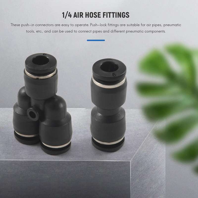 28 Pieces Air Quick Disconnect Tube Release Connectors(1/4inch)